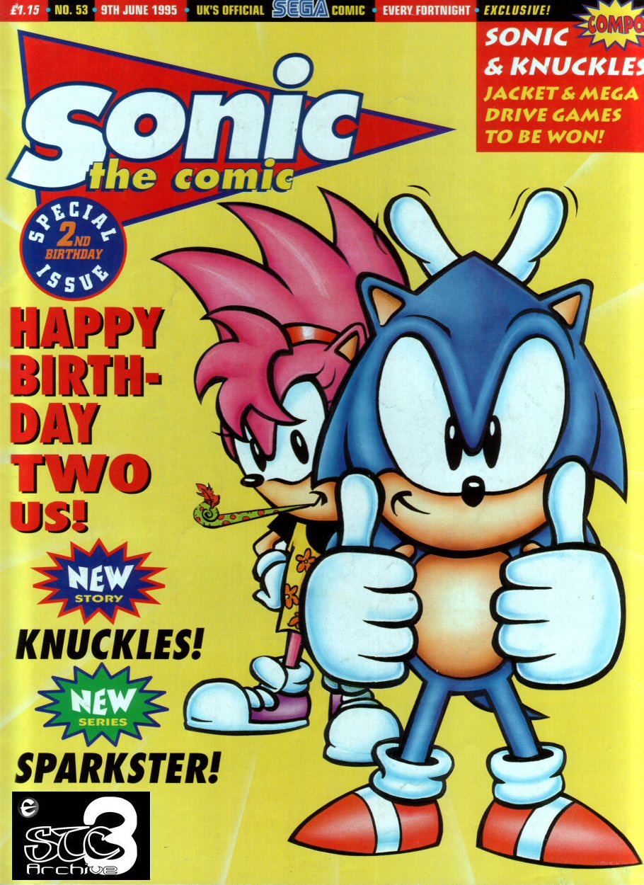 Sonic - The Comic Issue No. 053 Cover Page
